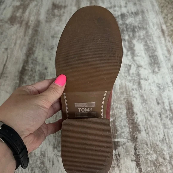 TOMS Esme Burnt Henna Leather Ankle Boots - Picture 9 of 12